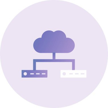 vector illustration of Cloud Data