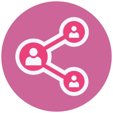 Ağ Vektörü Kabartma Simgesi Tasarımı 