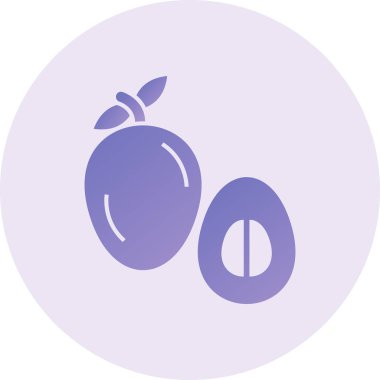 Sapodilla Vector lyph Icon Design