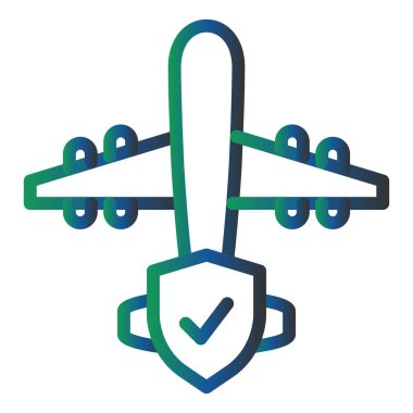 Uçak. Web simgesi basit tasarım