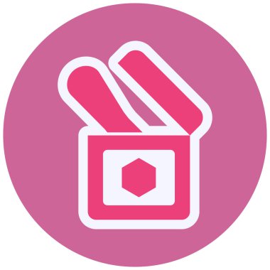 Wax Vektör Kabartma Simgesi Tasarımı 