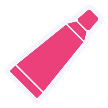 Diş macunu. Web simgesi basit tasarım