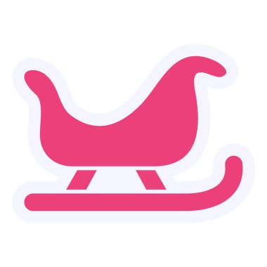 Kızak Vektörü Şekil Simgesi Tasarımı