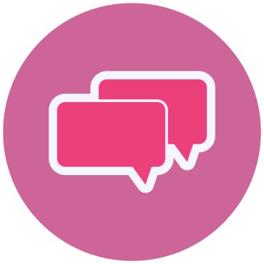 Konuş. Web simgesi basit tasarım 