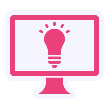 Yenilik. Web simgesi basit illüstrasyon