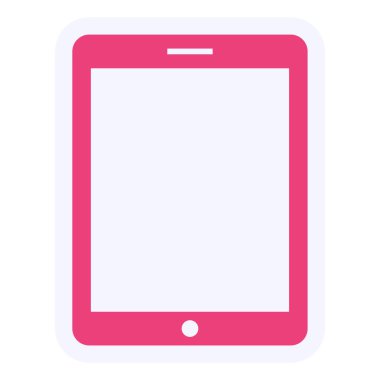 tablet. Web simgesi vektör illüstrasyonu