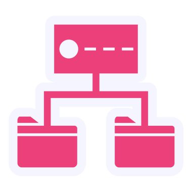 Dosya simgesinin vektör illüstrasyonu