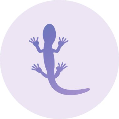Lizard web icon vector illustration