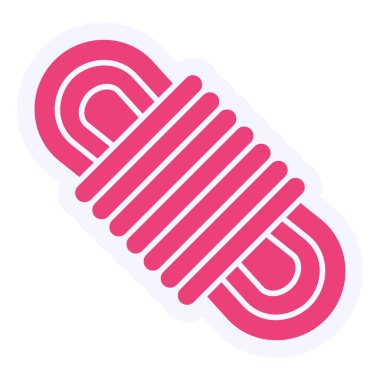 İp simgesinin vektör illüstrasyonu