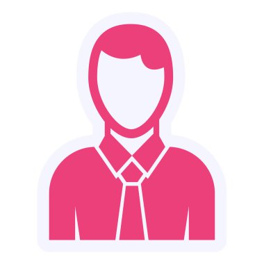 Çalışan. Web simgesi basit tasarım