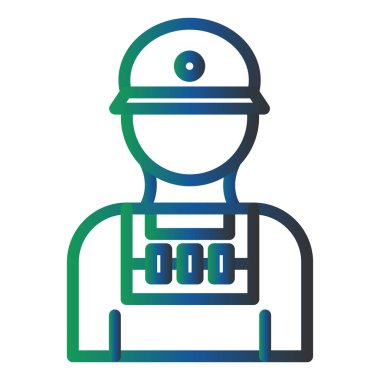 asker vektör çizim 