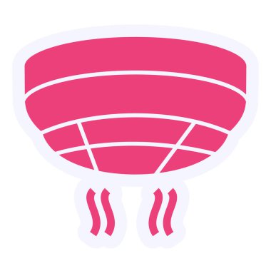 vector illustration of modern Smoke Detector icon