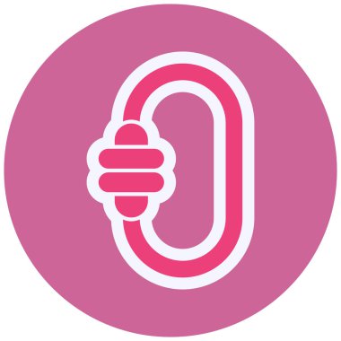 Carabinar web icon vector illustration