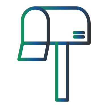 Mektup. Web simgesi basit illüstrasyon 