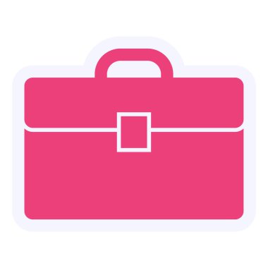 briefcase, web icon simple illustration