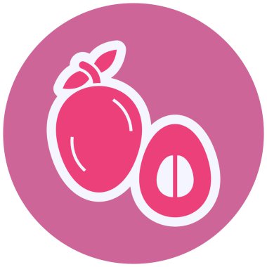 Sapodilla Vector lyph Icon Design