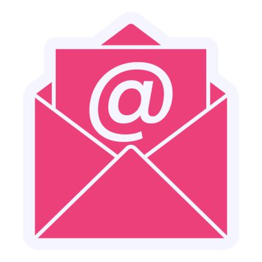 Mektup. Web simgesi basit illüstrasyon 