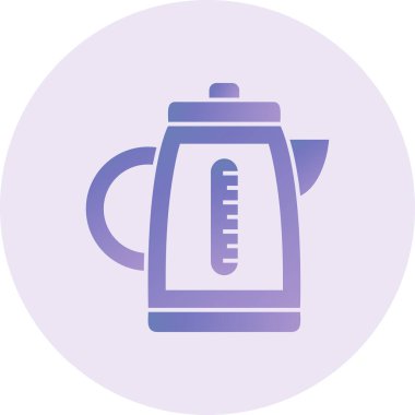 Kettle Vector Glyph Icon Design