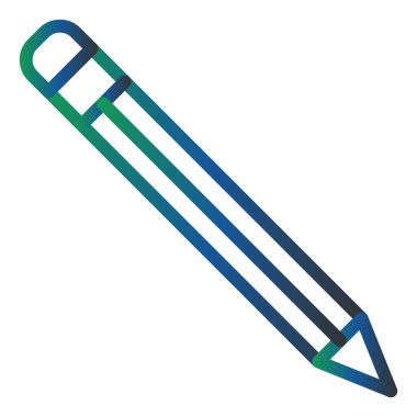  Kalem Vektörü Şekil Simgesi Tasarımı