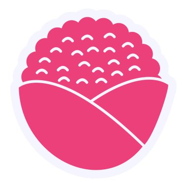 Çiçeğin vektör illüstrasyonu