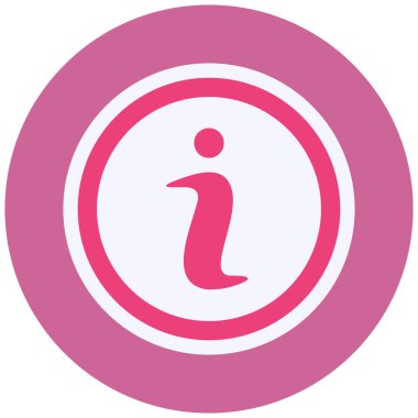 Info, Information web icon, vector illustration 