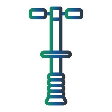 Pogo Stick web icon vector illustration
