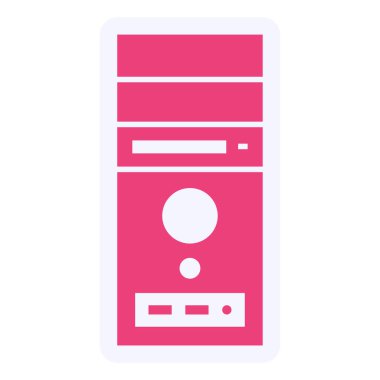 vector illustration of modern Cpu icon