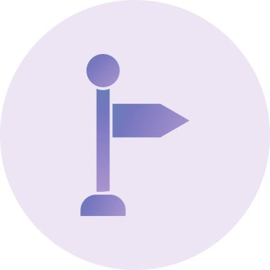 Yönsel İşaret Vektörü Sembol Tasarımı