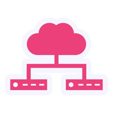 vector illustration of Cloud Data