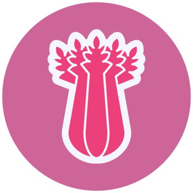 unique Celery vector glyph icon