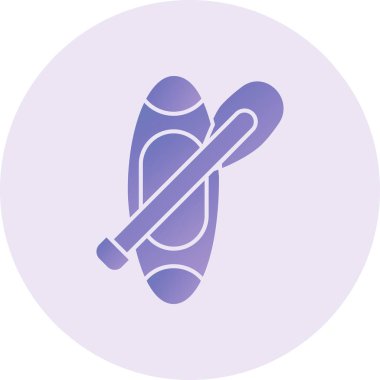 Paddle web icon vector illustration