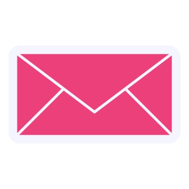 envelope icon flat. simple illustration