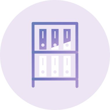 Library Vector Glyph Icon Design