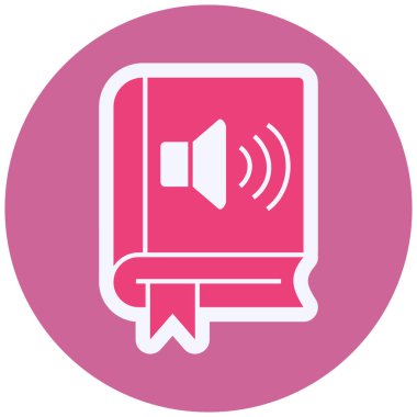 Kitap simgesinin vektör illüstrasyonu 