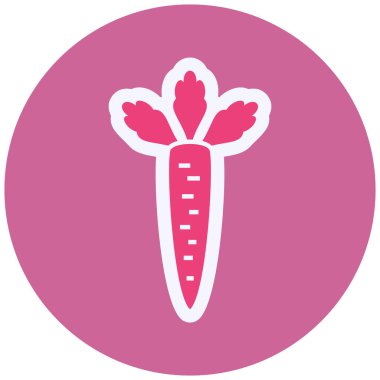 havuç vektör çizim