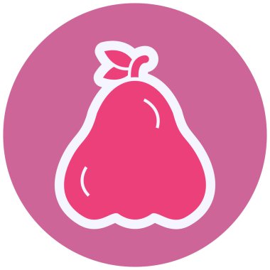 Rose Apple Vector lyph Icon Design