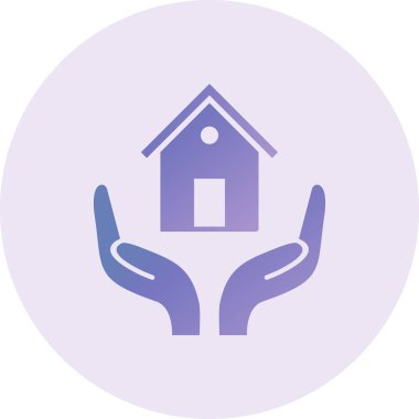 Sigortacılık. Web simgesi basit illüstrasyon