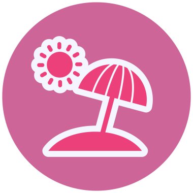 şemsiye vektör çizim