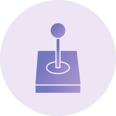 Joystick Vektör Şekil Simgesi Tasarımı 