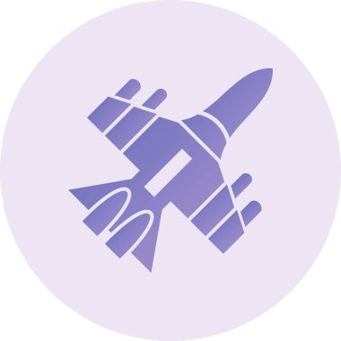 jet. Web simgesi basit illüstrasyon