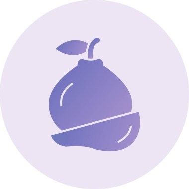 Quince Vector lyph Icon Design