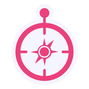 pusula web simgesi vektör resimlemesi