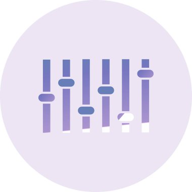 eşitleyici simge vektör illüstrasyonu