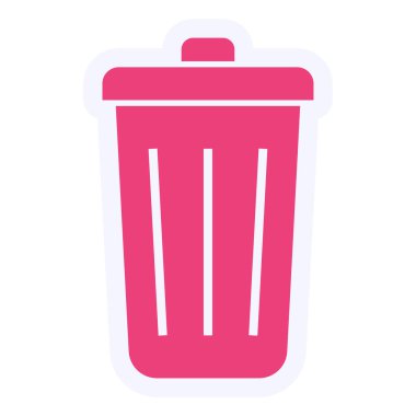 Çöp. Web simgesi basit tasarım