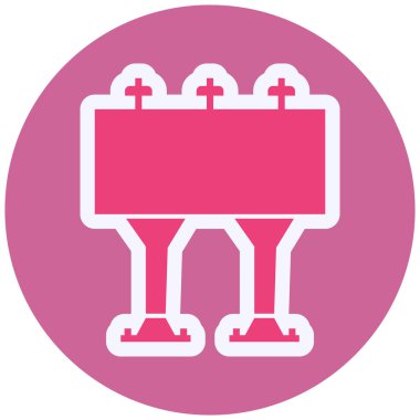 Billboard . web icon simple illustration