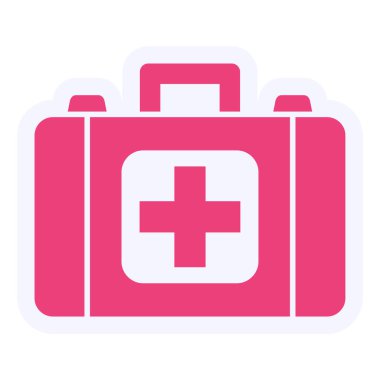 İlk yardım kiti vektör illüstrasyonu 