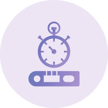 Rapid Test Vector Glyph Icon Design