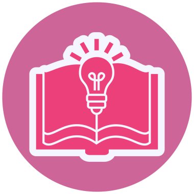Knowledge Vector Glyph Icon Design