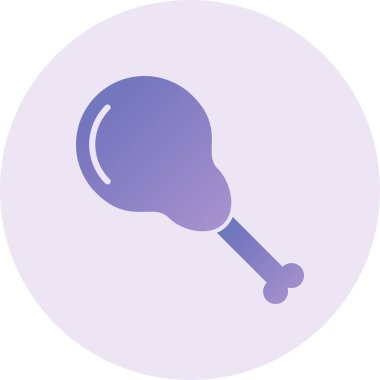 Tavuk. Web simgesi basit illüstrasyon