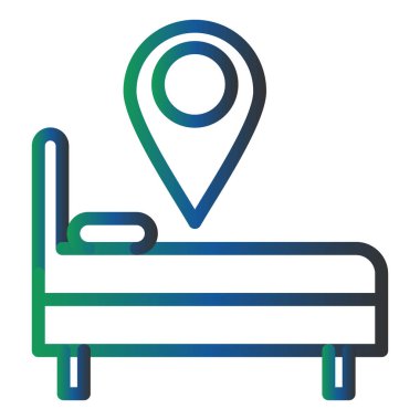 hotel vektör çizim